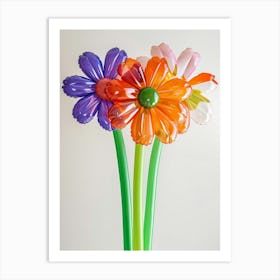 Dreamy Inflatable Flowers Asters 4 Art Print