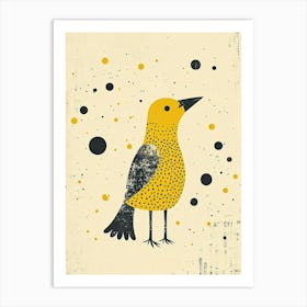 Yellow Crow 1 Art Print