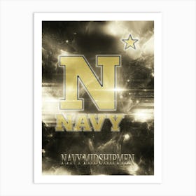 Navy Midshipmen Art Print