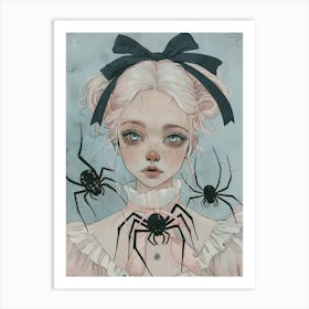 Cute Spiders Art Print