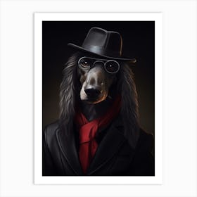 Gangster Dog Afghan Hound 5 Art Print