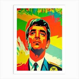 Walter Matthau Colourful Pop Movies Art Movies Art Print