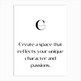 Create A Space That Reflects Your Unique Character And Passions.Elegant painting, artistic print. Art Print