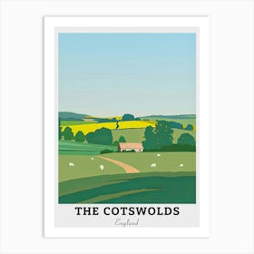 Cotswolds Travel Art Print