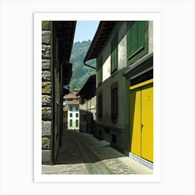 Yellow Door Art Print