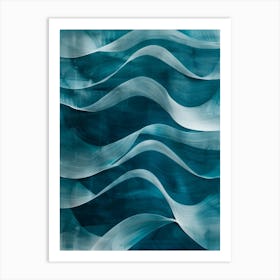 Blue Wave 1 Art Print