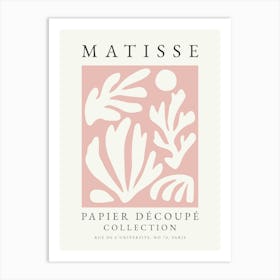 Minimalist Matisse Print Pink 3 Art Print