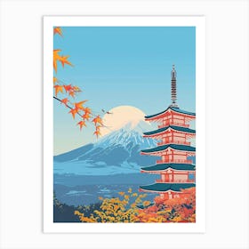 Aomori Japan 3 Colourful Illustration Art Print