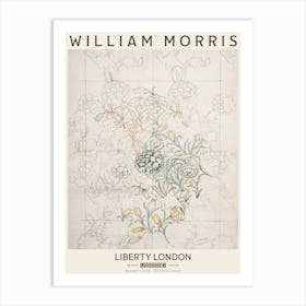 Liberty Print William Morris Wild Tulip Art Print