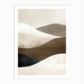 Linen Dreams Minimalist Style Art Print