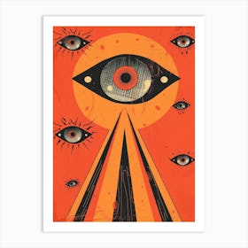 Eye Of The Gods 1 Art Print