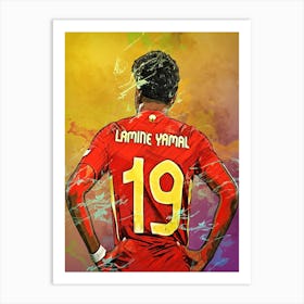 Lamine Yamal8 Art Print