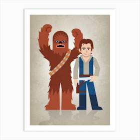 Star Wars Chewbacca Art Print