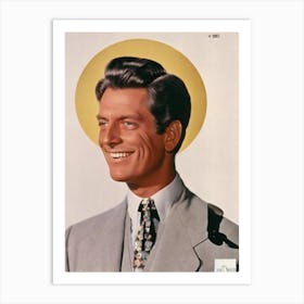 Dick Van Dyke Retro Collage Movies Art Print