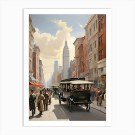 New York City Street Scene 2 Art Print