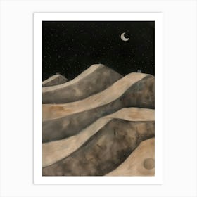 Night In The Desert Art Print