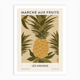 Fruit Market - Pineapples Art Print