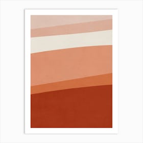 Abstract Wavy Lines - VV01 Art Print