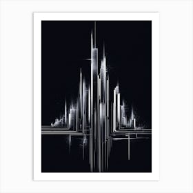 Futuristic Cityscape Art Print