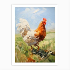 Bird Painting Chicken 6 Art Print