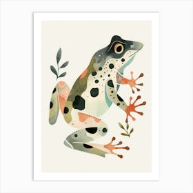 Charming Nursery Kids Animals Frog 3 Art Print