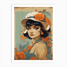 Flower Girl Art Print