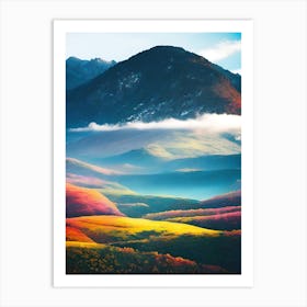 Colorful Landscape 4 Art Print