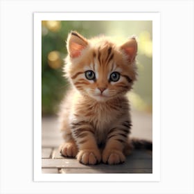 Cute Kitten 3 Art Print