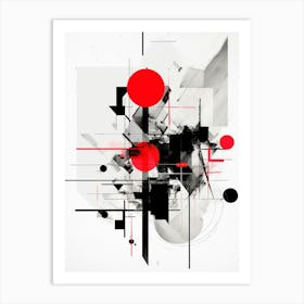 Geometric Abstraction Illustration 15 Art Print