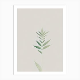 Hemp Herb Simplicity Art Print