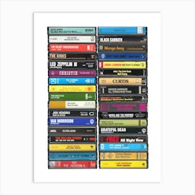 1970 Music - Cassette Print - Born in '70 Art Print