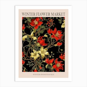 Winter Honeysuckle 2 Winter Flower Market Poster Art Print