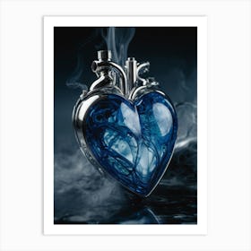 Heart Of Smoke Art Print