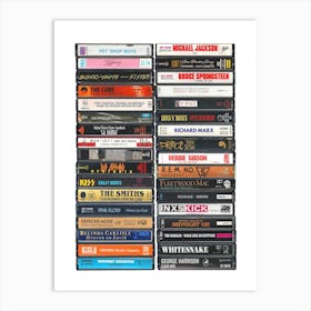 1987 Music - Cassette Print - Born in '87 Art Print