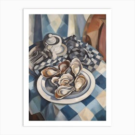 Oysters 2 Still Life Painting Art Print
