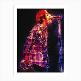 Spirit Of Liam Gallagher In Concert Art Print