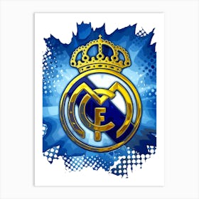 logo real madrid 1 Art Print