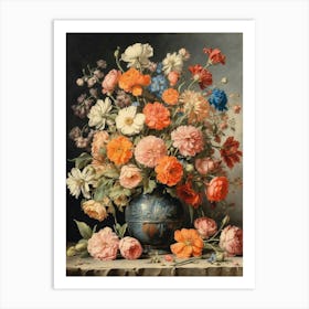 Default Flowers In A Vase Paulus Theodorus Van Brussel Art Pri 0 Art Print