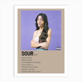 Sour olivia rodrigro Poster