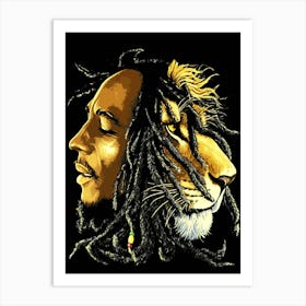 Bob Marley 1 Art Print