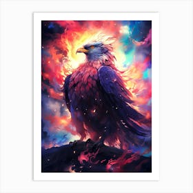 Eagle In The Sky Art Print