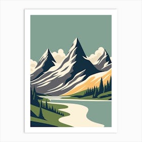 Mountain Landscape 10 Art Print