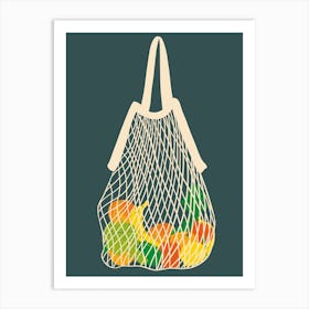 Fruit In String Bag Art Print