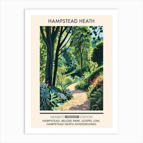 Hampstead Heath London Parks Garden 1 Art Print