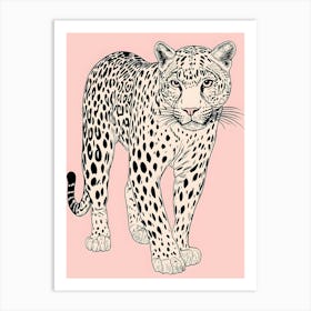 Leopard Canvas Print 1 Art Print