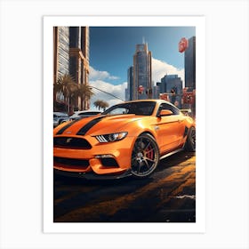 Ford Mustang Gt 1 Art Print