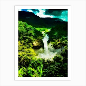 San Rafael Waterfall, Ecuador’S Tallest Waterfall Art Print