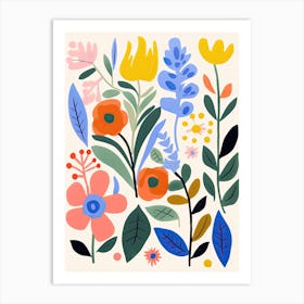 Henri Matisse's Flower Market Fantasia Art Print