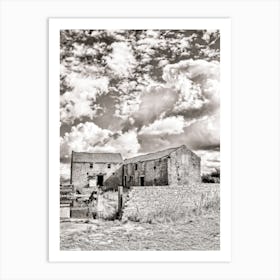 Derelict Farm Barn Skyscape (2008) Art Print