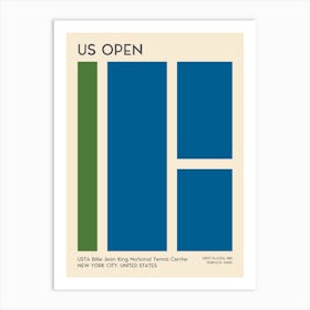 Us Open Grand Slam Tennis Art Print